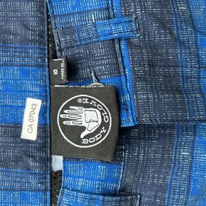 Boys Body glove Blue and Black Patterned Pants